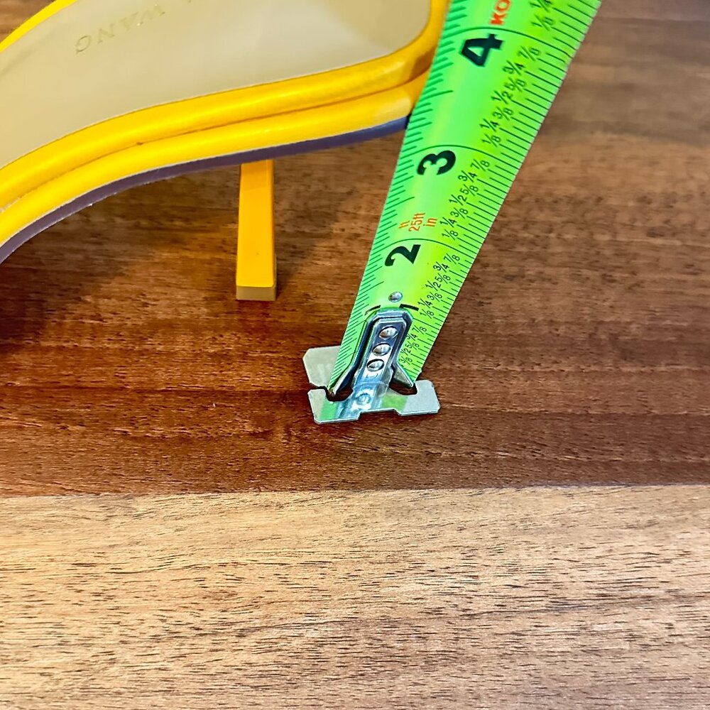 ALEXA WANG Yellow Padded Slide Sandals for Women - Picture 9 of 9
